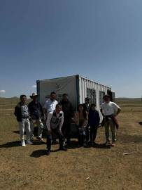 NO73-モンゴルウランバートル砂漠の緑化植樹２　船橋中央LC-15